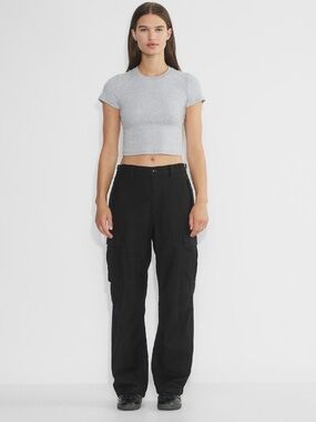 Aritiza TNA Black Cargo Pants 2